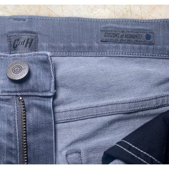 Citizens Of Humanity SID Gray Denim Jeans Size 32 Straight Leg - Picture 5 of 9